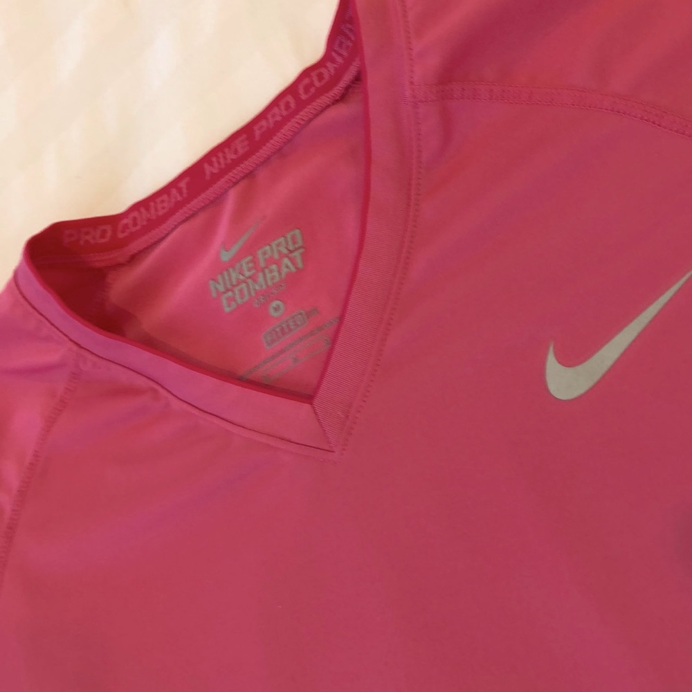 EUC Nike Pro Combat Dri-Fit Fitted Tee